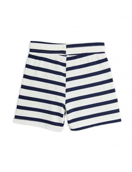 MINI RODINI Shorts Chamäleon - blau weiss